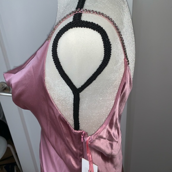 Rickie Feeeman TERI JON silk elegant dress gown 14 - Picture 3 of 7